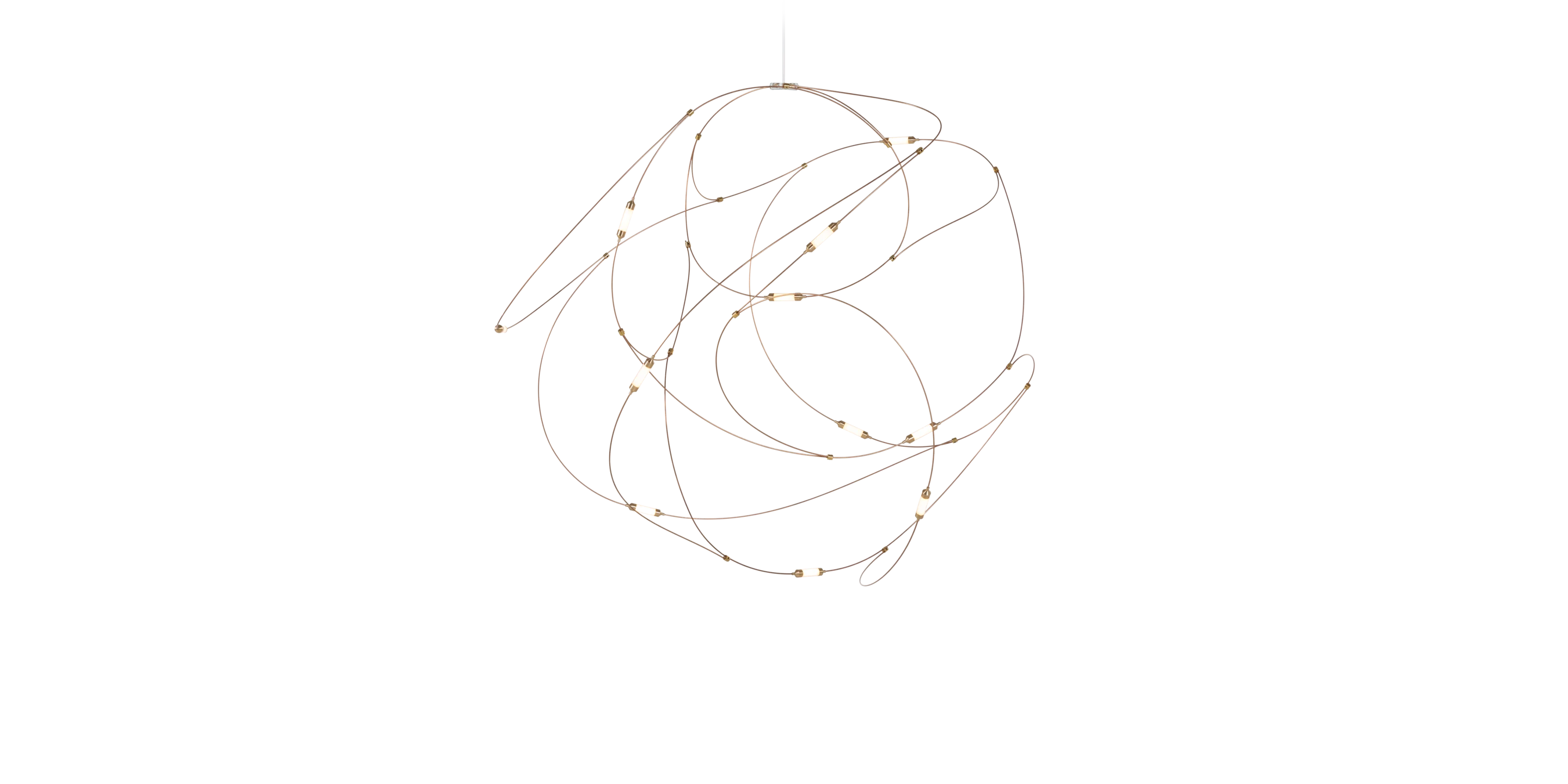 Flock of Light 11 suspension front view